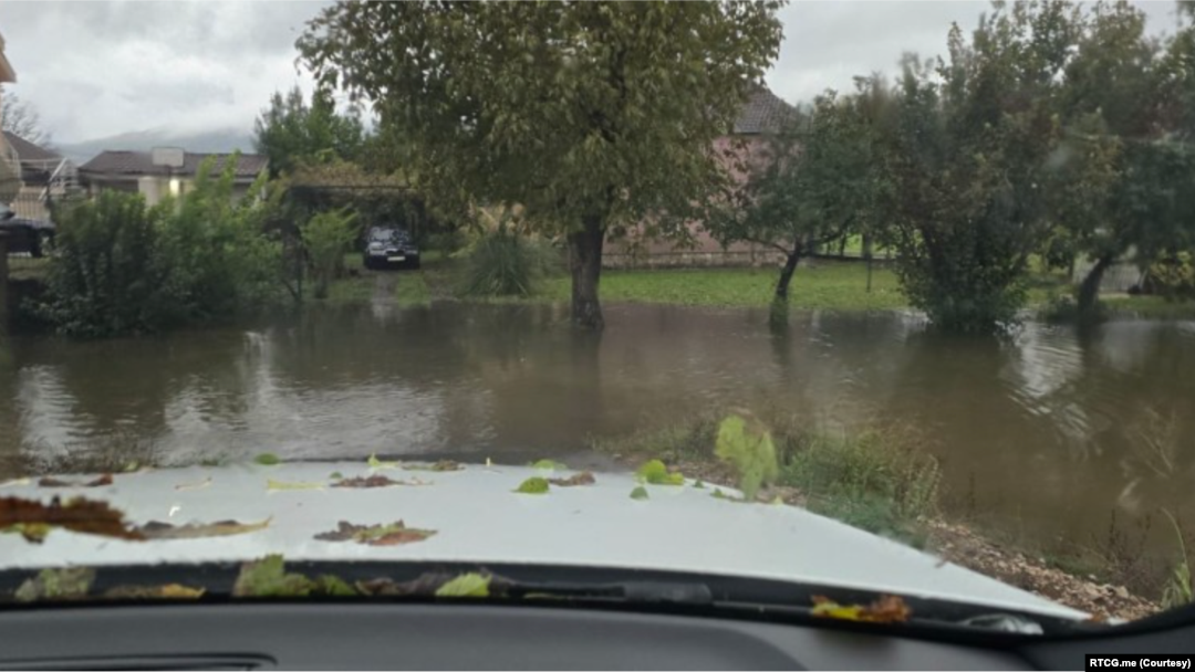 Poplave u Danilovgradu, izvor RTCG.me