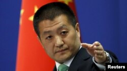 FILE - Chinese Foreign Ministry spokesman Lu Kang.