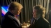 Imagen publicada por la Presidencia de Argentina muestra al presidente Javier Milei y al expresidente de EEUU, Donald Trump dándose la mano en la reunión anual de la Conferencia de Acción Política Conservadora (CPAC) el 24 de febrero de 2024.