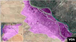 دیرالزور در شرق سوریه