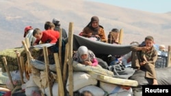 Dân Syria chạy tránh các trận giao tranh