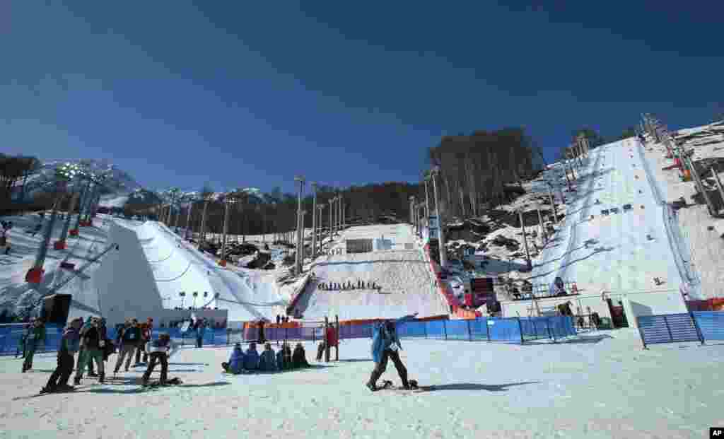 Khu trượt tuyết Rosa Khutor ở Sochi.