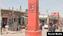 د بلوچستان د دوکۍ ښار د باچا خان چوک څلی تر سوځېدو مخکې