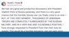 Новости США за минуту: Трамп о переговорах с Путиным 